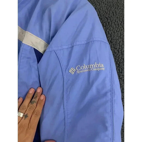 Columbia Sportswear Interchange Jacket Blue Beige LARGE Core Winter Women's - Picture 14 of 16